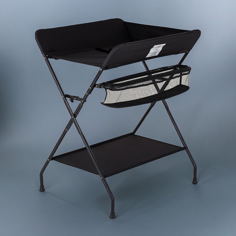 Masuta multifunctionala Feedo pentru infasat si schimbat scutece 80.5x67x102.5 cm negru – imaginea 5