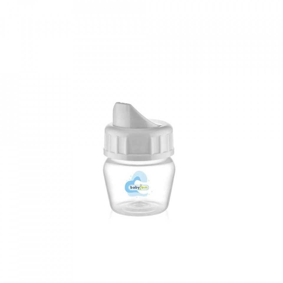 Cana si biberon din sticla BabyJem 30 ml gri – imaginea 2