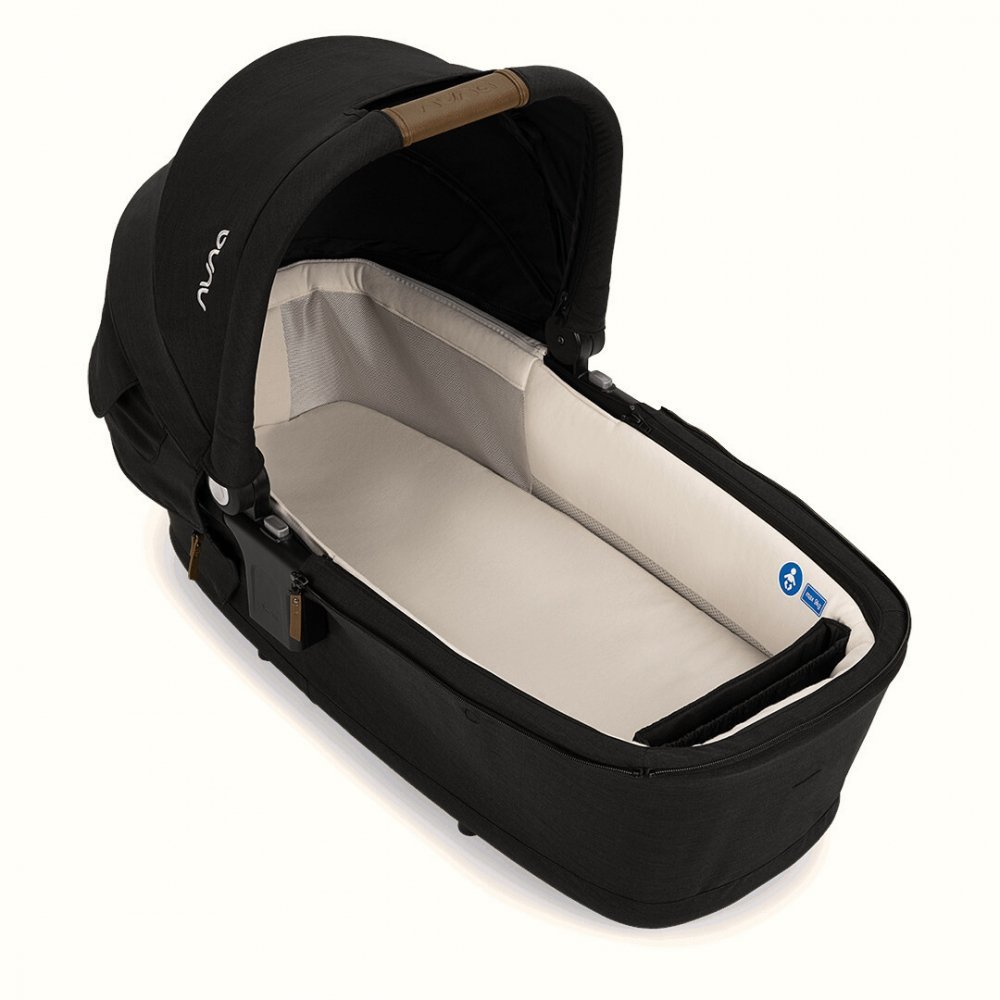 Set carucior compact Nuna TRIV next Caviar si Landou LYTL Caviar – imaginea 3