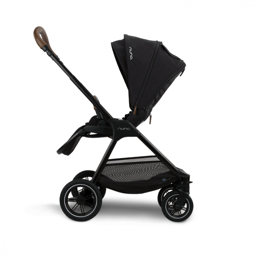 Set carucior compact Nuna TRIV next Caviar si Landou LYTL Caviar – imaginea 7