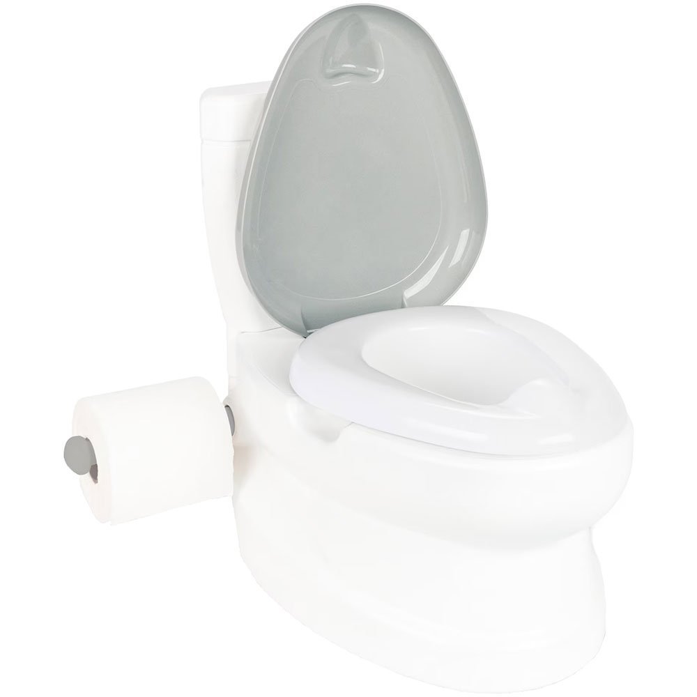 Olita educationala pentru copii Pilsan Cute cu Capac,Cutie muzicala Sunet sifon si lumini, Baza cu 5 puncte antialunecare, Suport hartie igienica, Vas colectare detasabil, Greutate admisa 25kg – imaginea 3