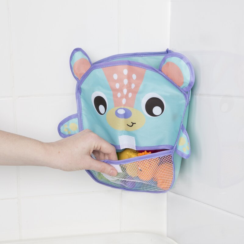 Organizator de baie Playgro pentru jucarii cu ventuze 6 luni+ Bear Multicolor – imaginea 6