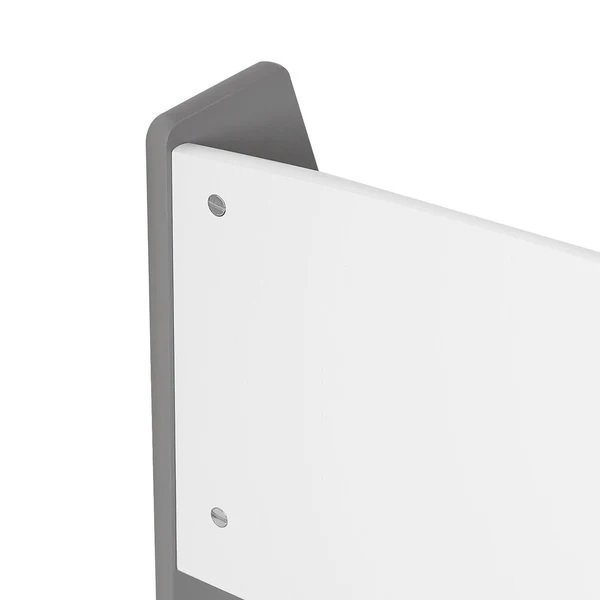 Organizator din lemn pentru copii Ginger Home AlbGri cu 4 rafturi pentru carti si reviste,61x30x70 cm – imaginea 4