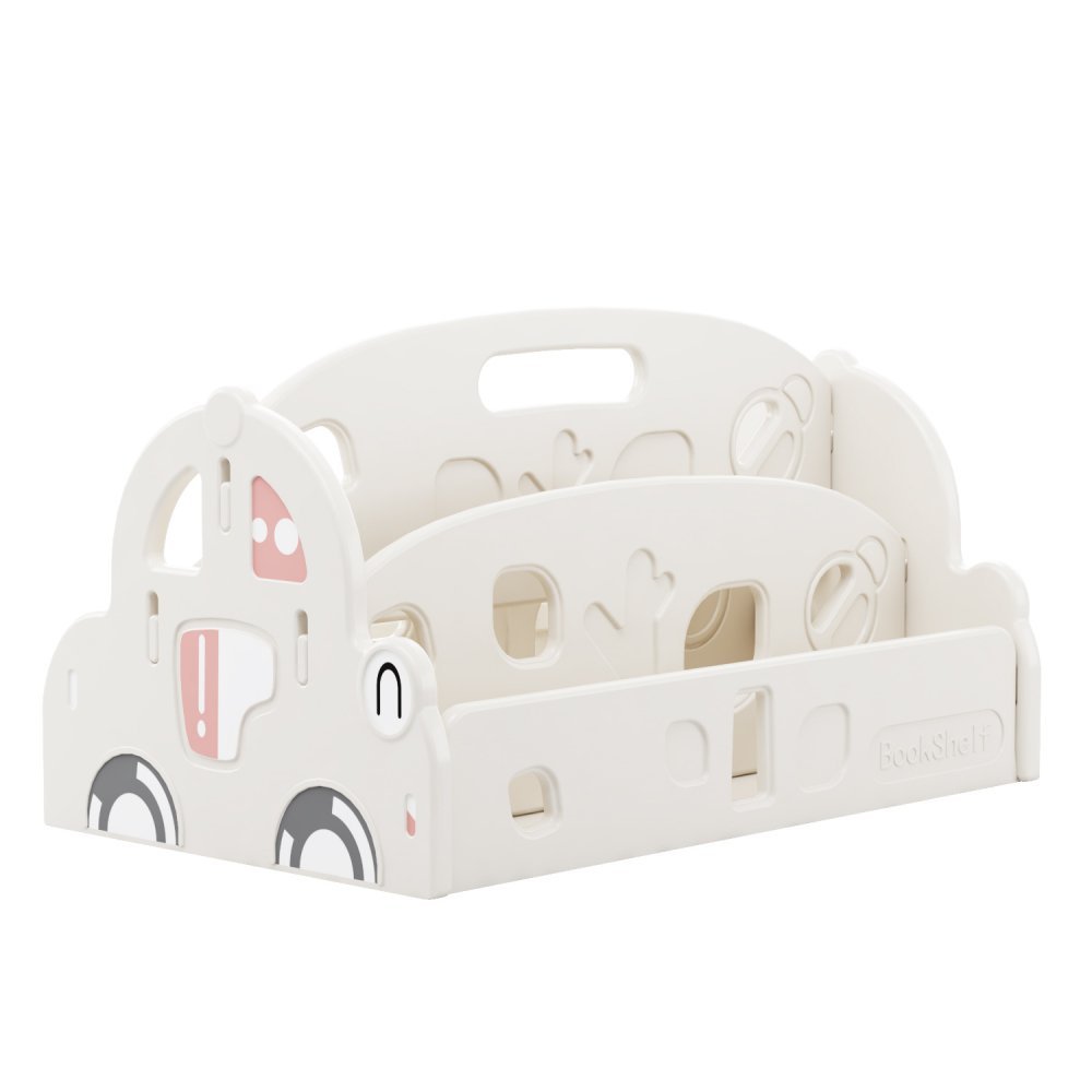 Organizator pentru carti Nichiduta Happy Car White – imaginea 4