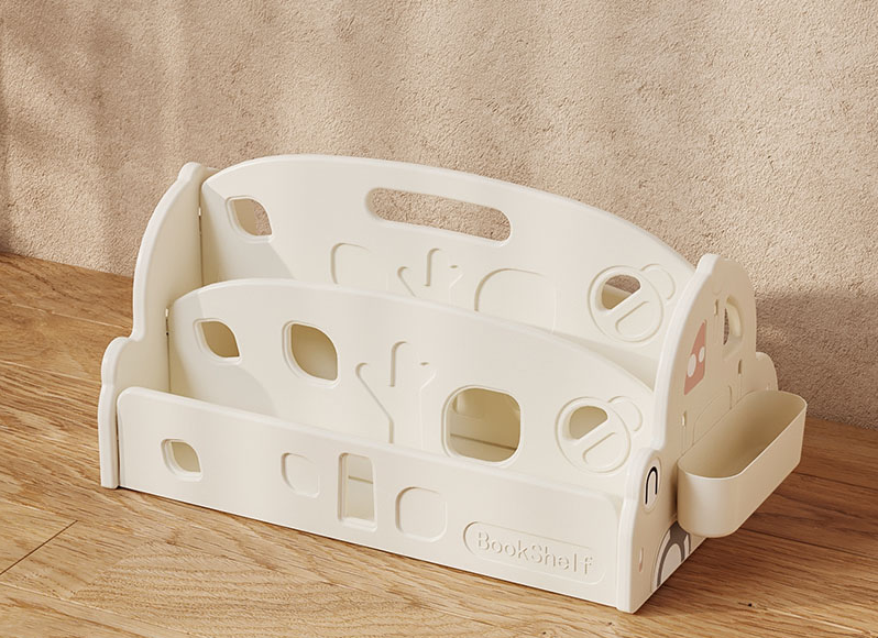 Organizator pentru carti Nichiduta Happy Car White – imaginea 3