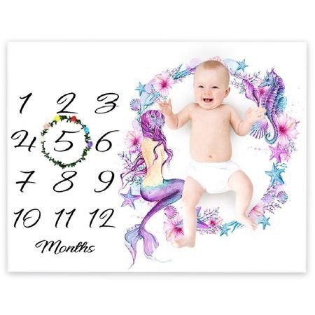 Paturica Milestone subtire pentru fotografii memorabile Sirena – imaginea 3