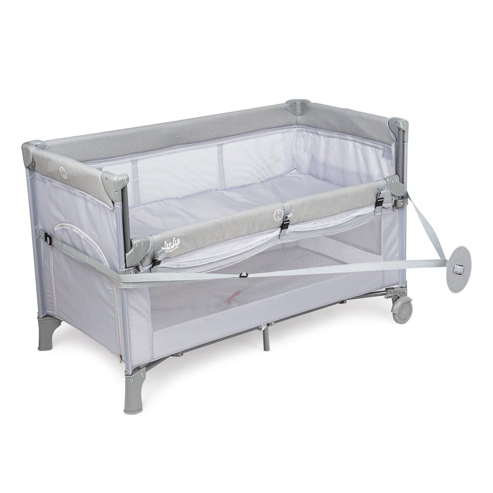Patut pliant 2 nivele Juju DreamyCloud grey – imaginea 4