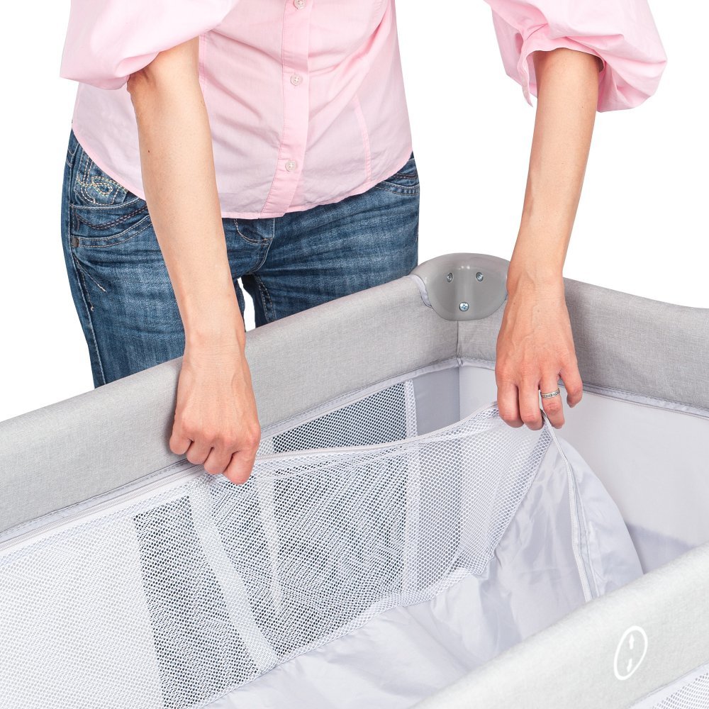 Patut pliant 2 nivele Juju DreamyCloud grey – imaginea 6