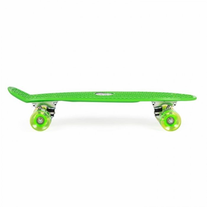 Penny board pentru copii cu lumini led verde – imaginea 2