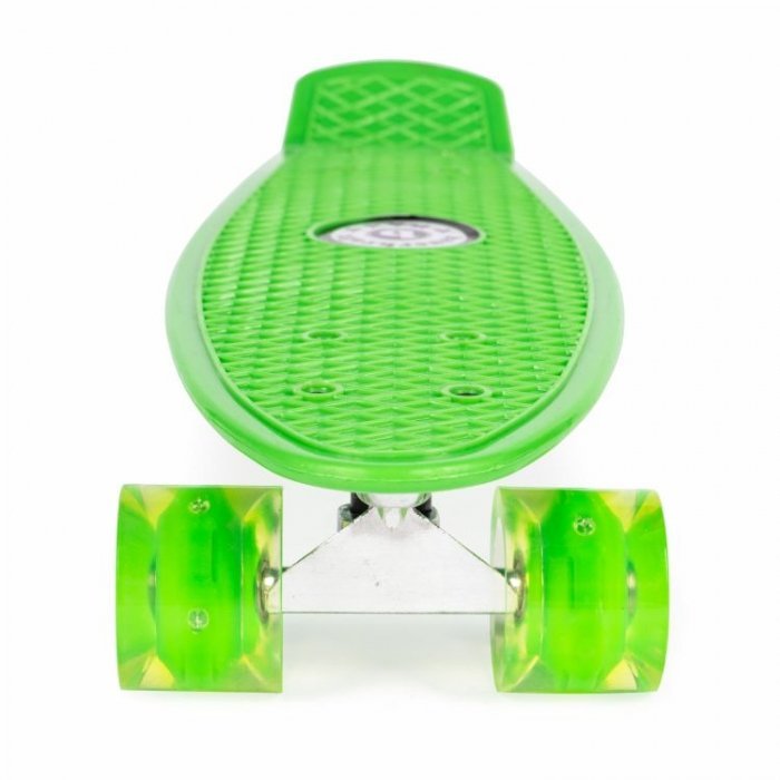 Penny board pentru copii cu lumini led verde – imaginea 8