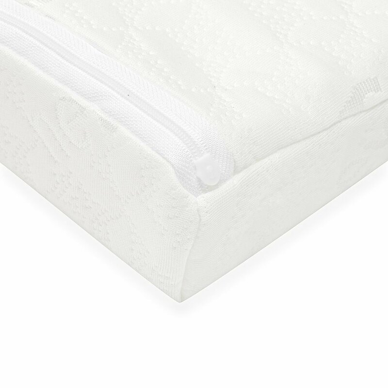 Perna oblica New Baby Basic din spuma 30×37 cm 0 luni+ White – imaginea 2
