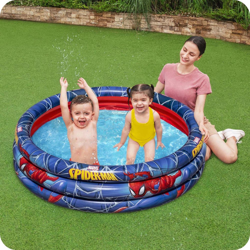 Piscina gonflabila Bestway Spider-Man cu 3 inele 122 x 30 cm – imaginea 2