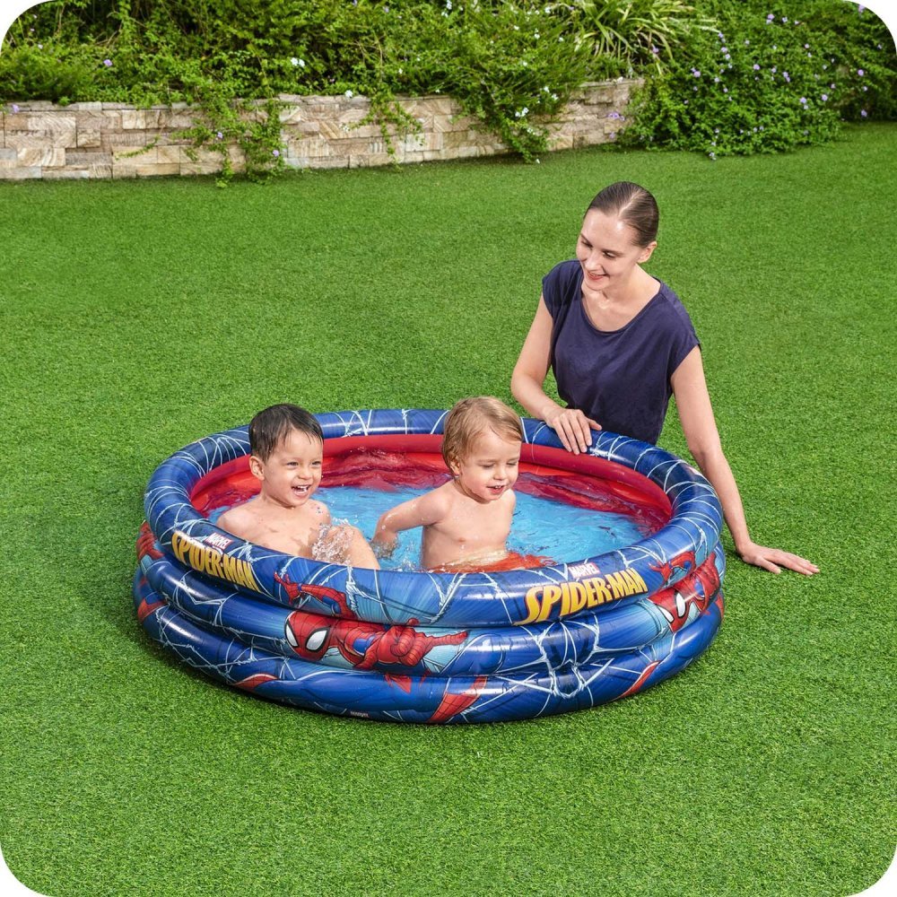 Piscina gonflabila Bestway Spider-Man cu 3 inele 122 x 30 cm – imaginea 3