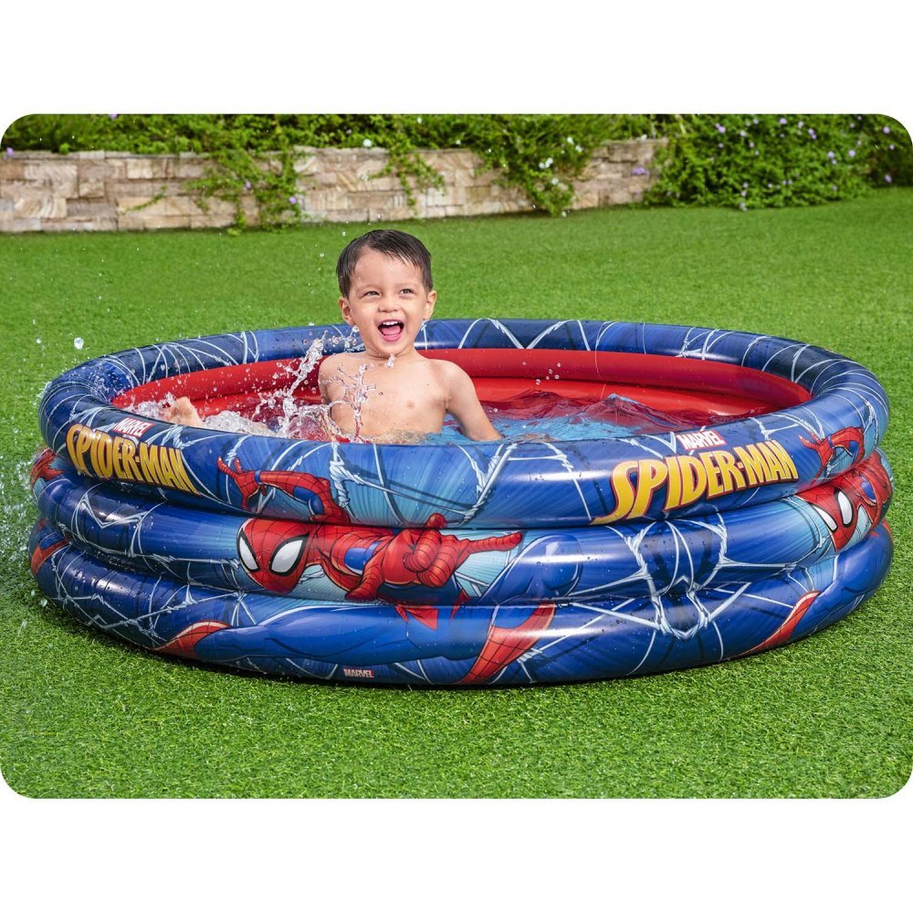 Piscina gonflabila Bestway Spider-Man cu 3 inele 122 x 30 cm – imaginea 6