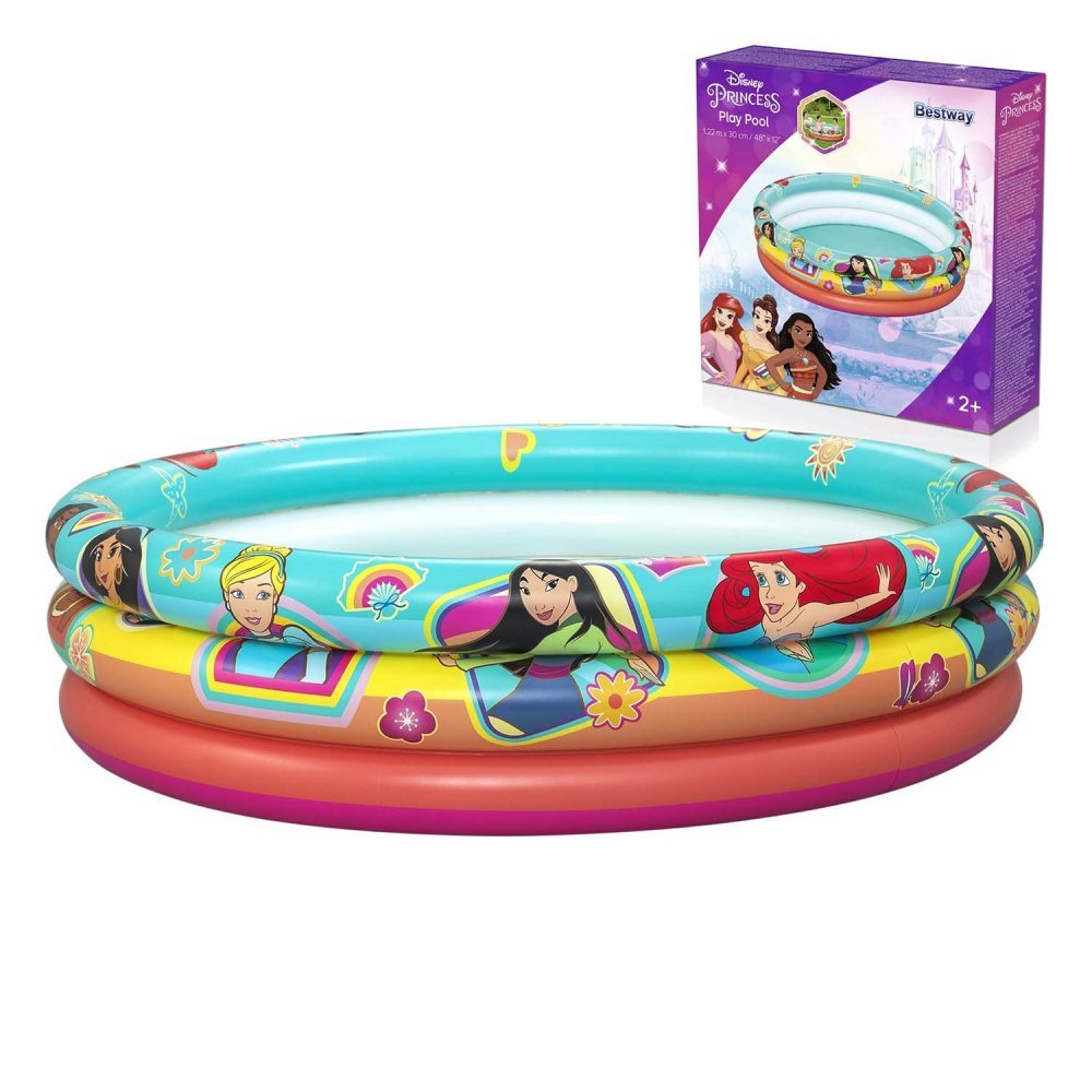 Piscina gonflabila pentru copii Bestway 122 x 30 cm Disney Princess – imaginea 6