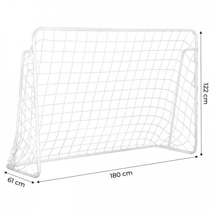 Poarta de fotbal Ecotoys 180 x 122 cm – imaginea 2