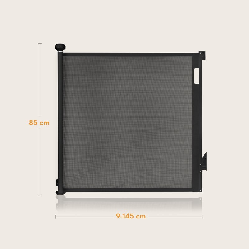 Poarta de siguranta Lionelo Thea 80×140 cm negru – imaginea 6