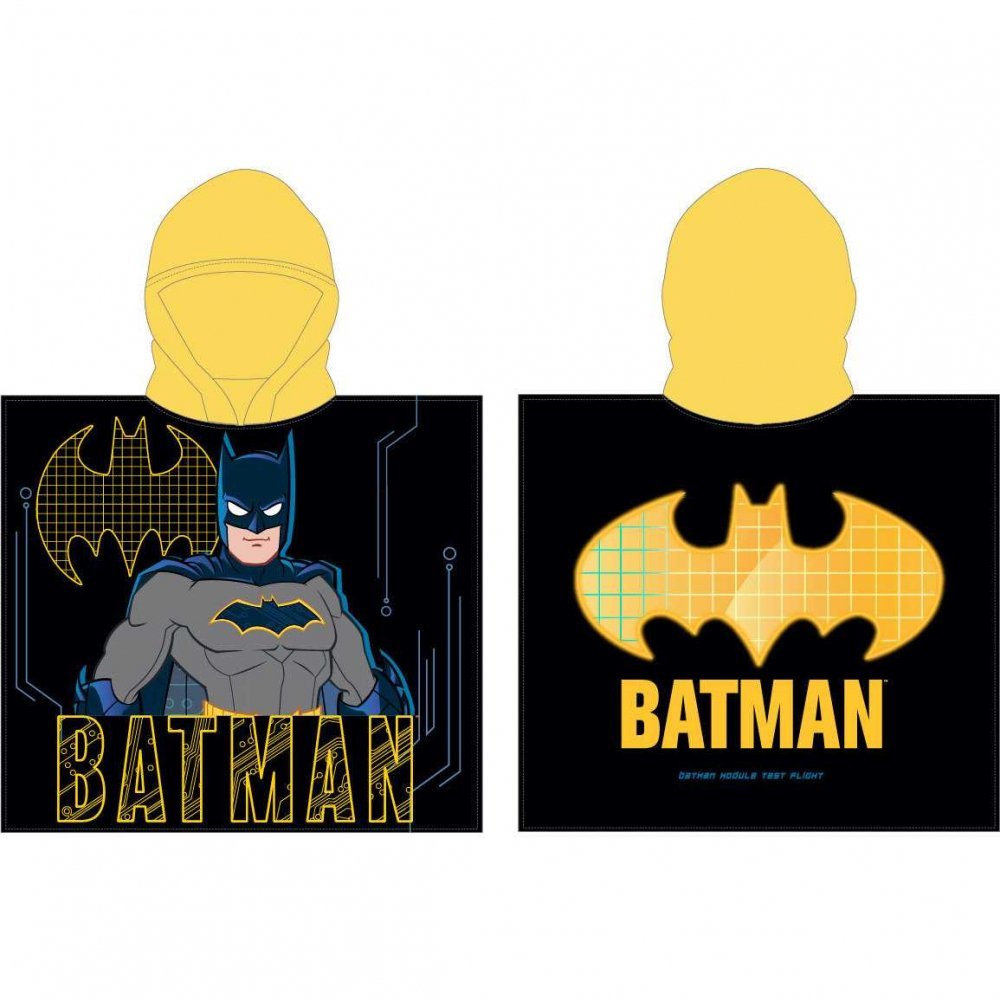 Poncho cu gluga Eplusm Batman 55×110 cm EPMBAT5246507 – imaginea 3