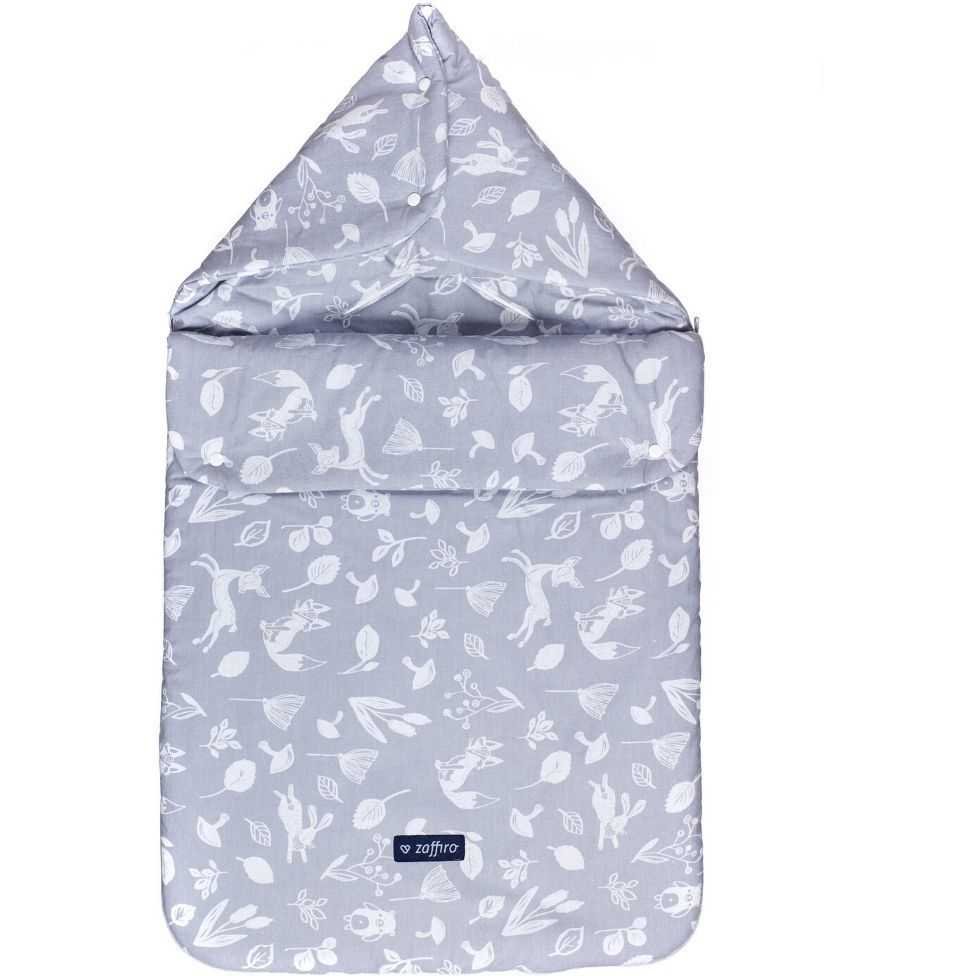 Port Bebe Womar Zaffiro bumbac 5 in 1 grey forest – imaginea 2