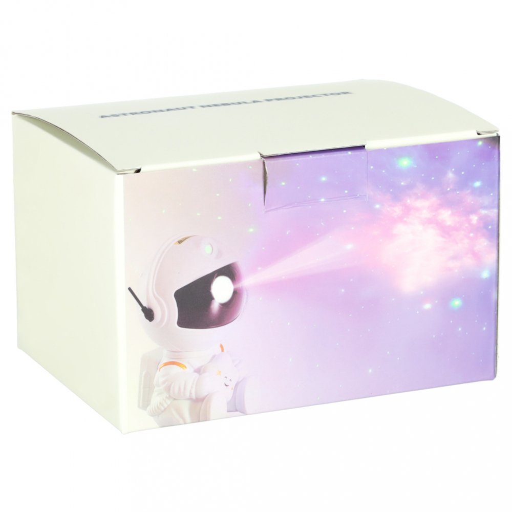 Proiector decorativ Astronaut Star cu cap rotativ 360 grade si telecomanda white – imaginea 7