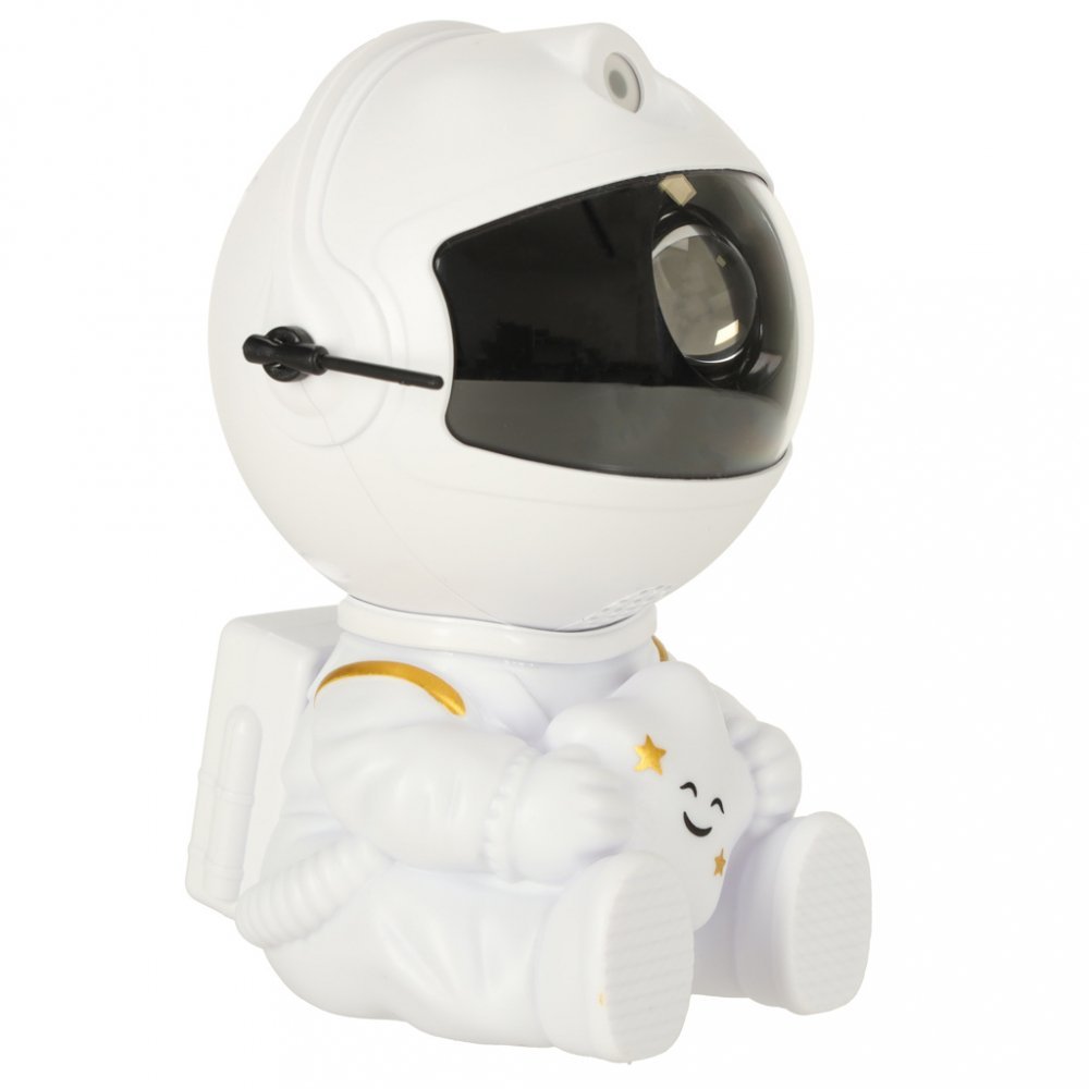 Proiector decorativ Astronaut Star cu cap rotativ 360 grade si telecomanda white – imaginea 8