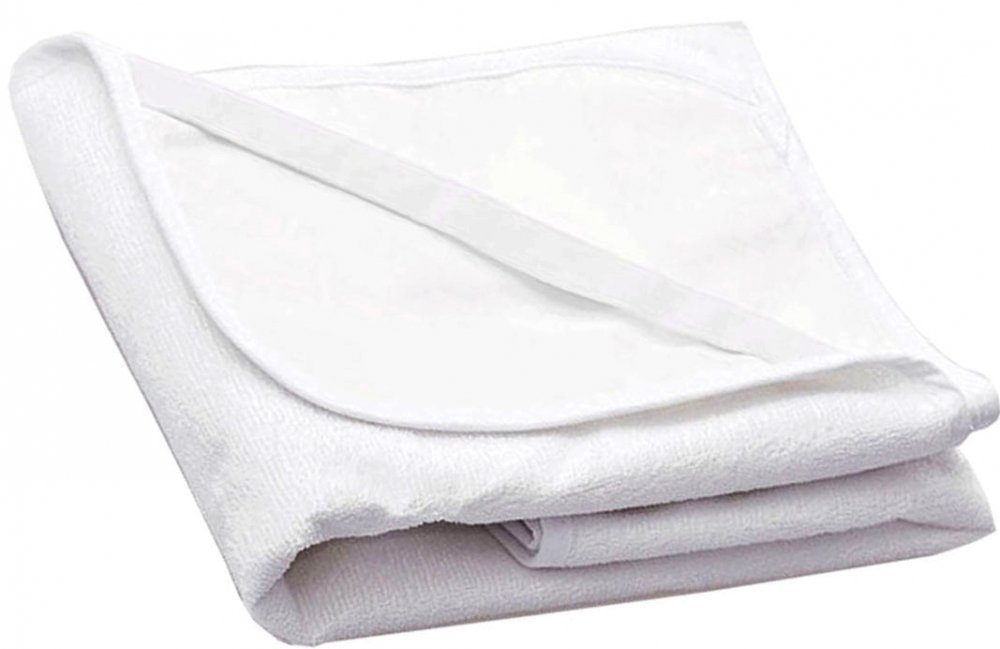 Protectie impermeabila pentru saltea, cu benzi elastice de fixare la colturi, lavabila, antialergica si anti-acarieni, dimensiune 120 x 60 cm, white – imaginea 4