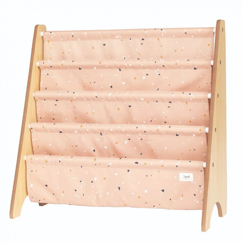 Raft organizator de carti pentru copii material reciclat Terrazzo Clay 3 Sprouts – imaginea 6