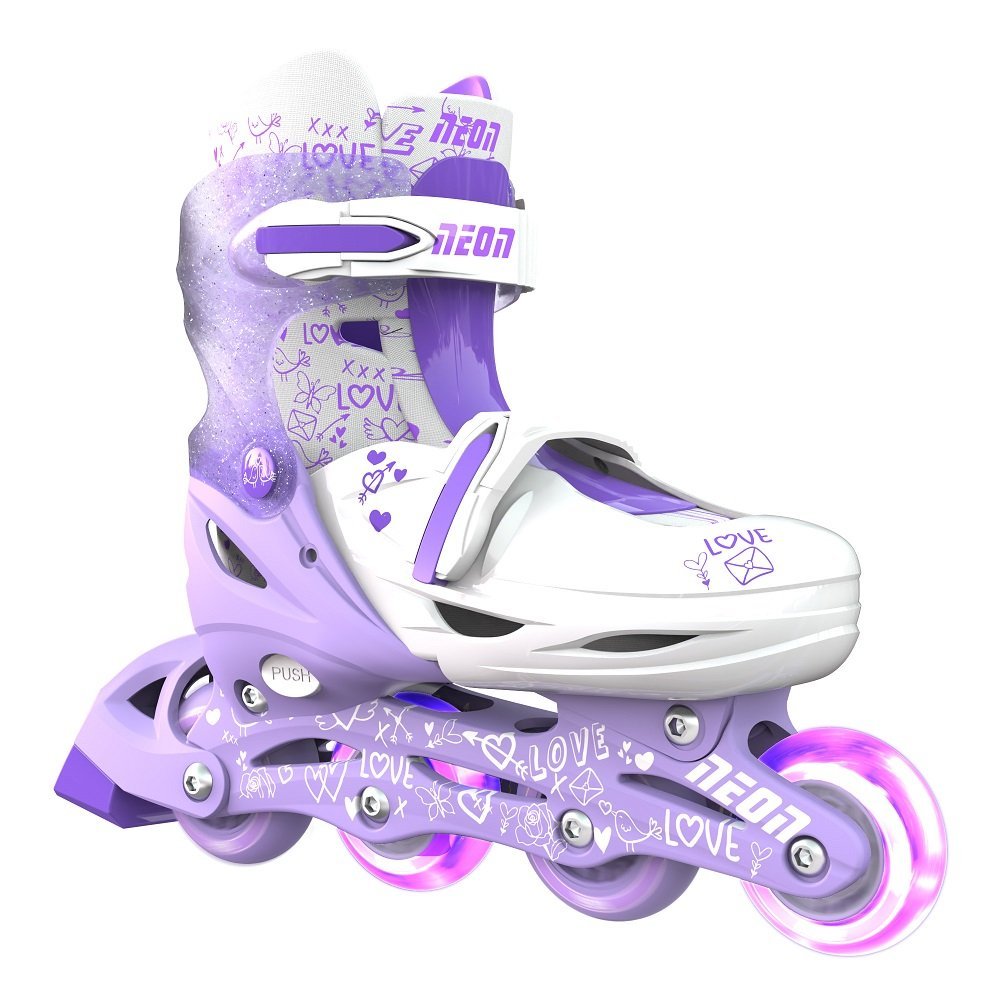 Role 2 in 1 Neon Combo Skates marime 34-37 purple – imaginea 2