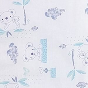 Sac de dormit copii 1.5 tog Somnorosul koala albastru din bumbac 95 cm