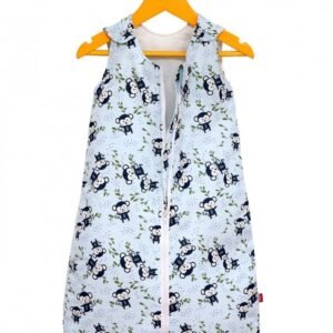 Sac de dormit copii 1.5 tog Happy Monkey din bumbac 130 cm