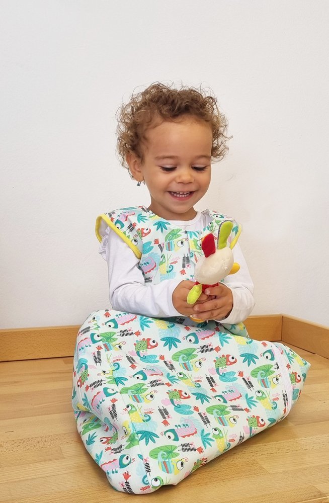 Sac de dormit copii KidsDecor 0.5 tog Tropical din bumbac 140 cm – imaginea 5