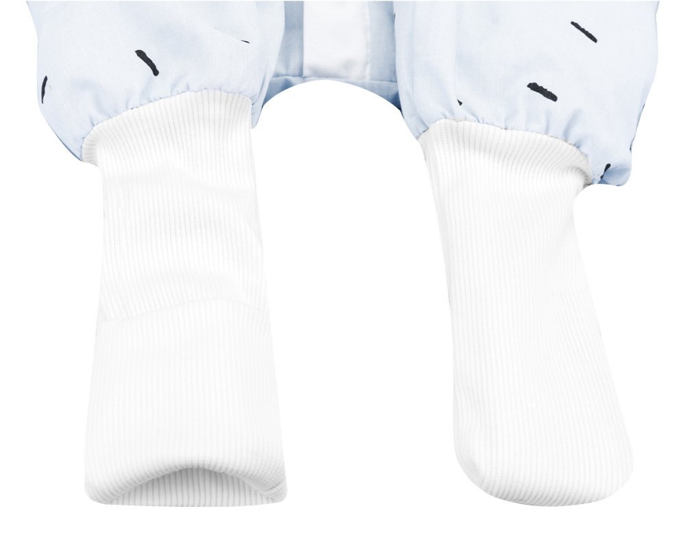 Sac de dormit cu picioare pentru iarna KikkaBoo Bear with me Blue 4-5 ani – imaginea 3