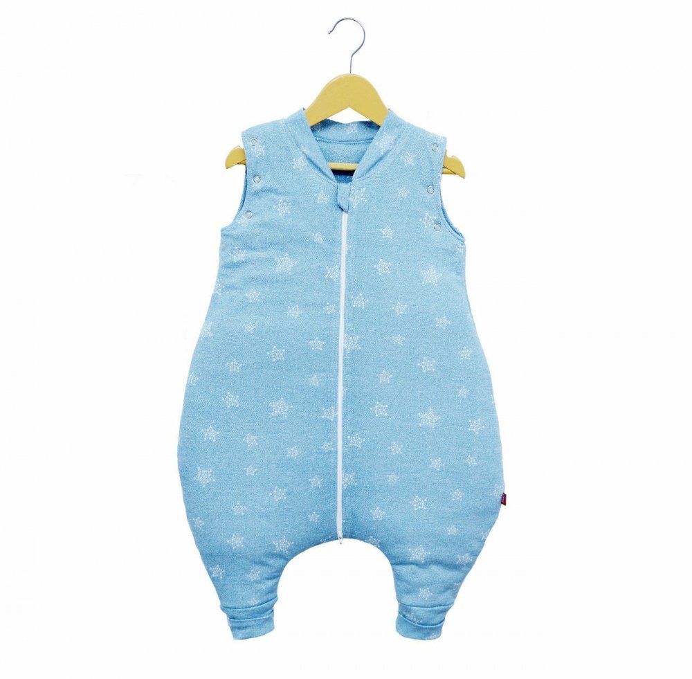 Sac de dormit cu picioruse KidsDecor 1.5 tog Stars in your eyes Blue 110 cm – imaginea 5