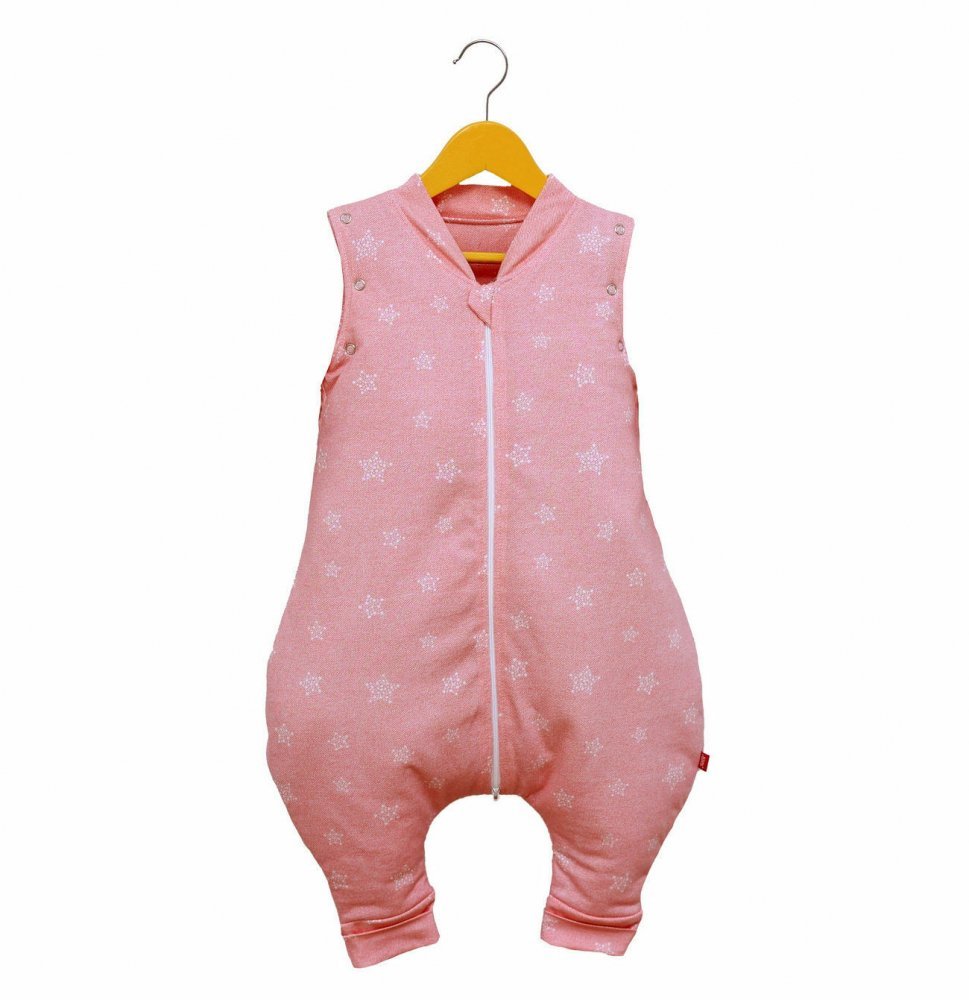 Sac de dormit cu picioruse KidsDecor 1.5 tog Stars in your eyes Pink 80 cm – imaginea 3