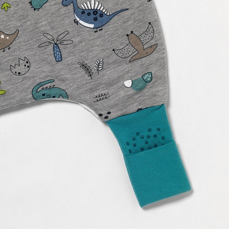 Sac de dormit cu picioruse si maneca lunga detasabila Dinosaur 110 cm + manseta 2.5 Tog – imaginea 3