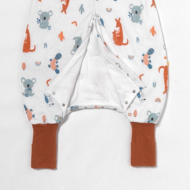 Sac de dormit cu picioruse si maneca lunga detasabila Kangaroo 90 cm + manseta 2.5 Tog – imaginea 2