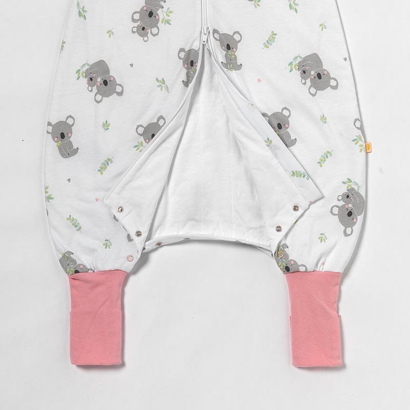 Sac de dormit cu picioruse si maneca lunga detasabila Koala 100 cm + manseta 2.5 Tog – imaginea 2