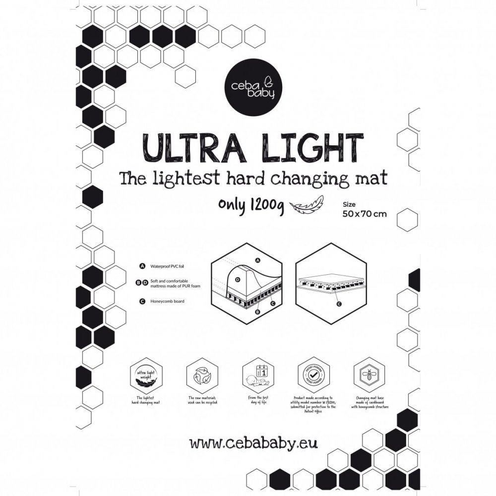 Saltea de Infasat Ceba Baby Ultra Light 50x70cm cu intaritura Regele Dinozaur – imaginea 3