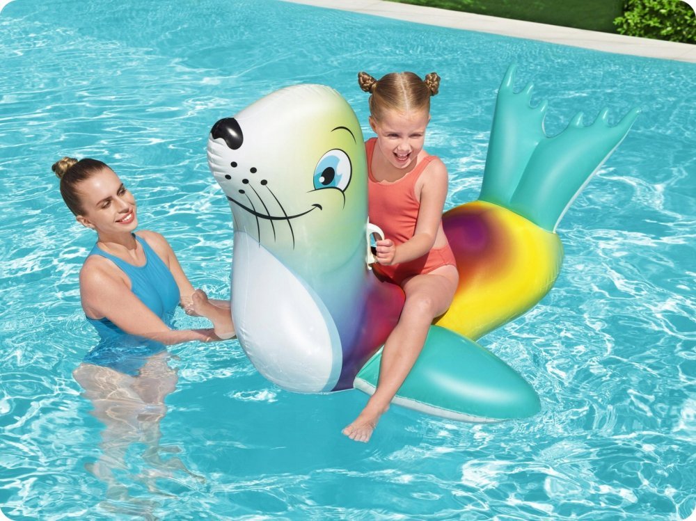 Saltea gonflabila pentru piscina cu manere 157 x 114 cm Bestway Foca – imaginea 2