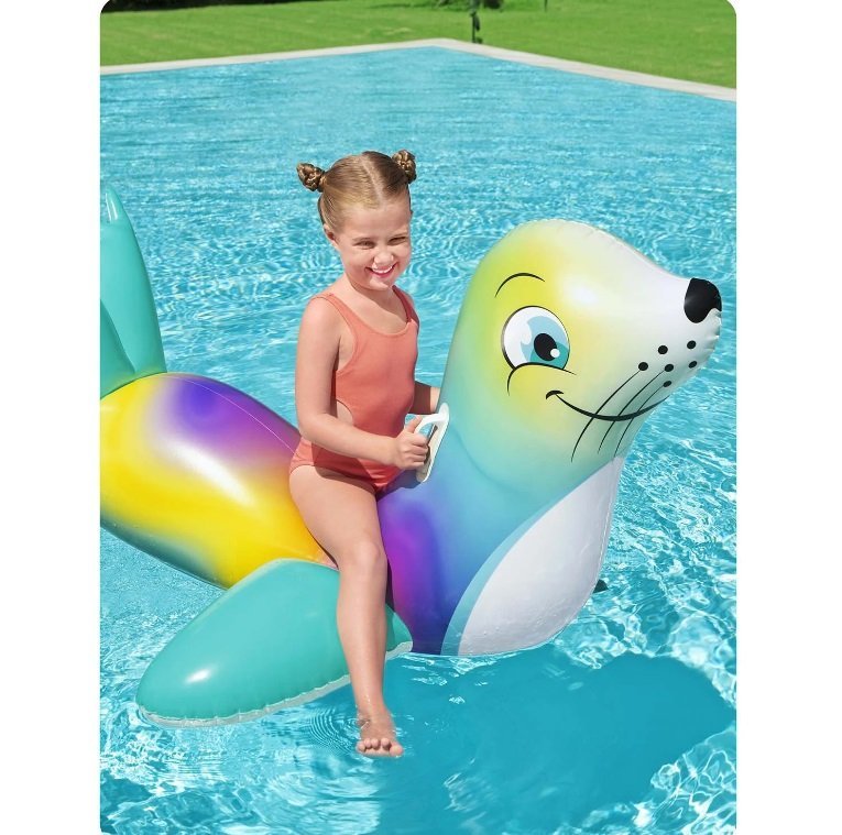 Saltea gonflabila pentru piscina cu manere 157 x 114 cm Bestway Foca – imaginea 4