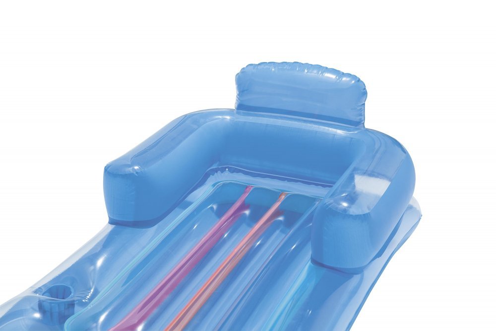 Saltea gonflabila cu spatar tip fotoliu 161 x 84 cm Blue – imaginea 2