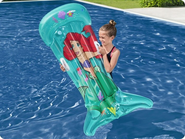 Saltea gonflabila pentru inot cu manere 158 x 81 cm Mica Sirena Ariel – imaginea 7
