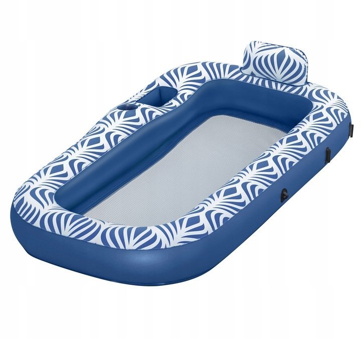 Saltea gonflabila cu spatar si parasolar detasabil 198 x 112 cm Bestway Blue – imaginea 6