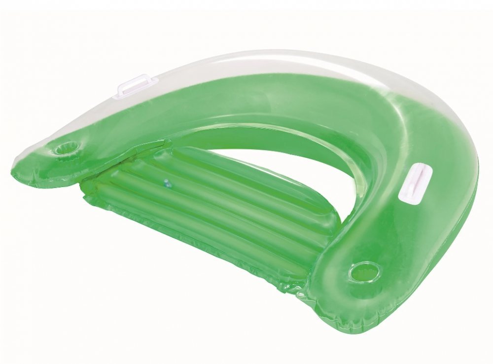 Saltea gonflabila tip Fotoliu Bestway Green 152×99 cm cu spatar,Manere de sustinere,Suport pentru paharcrema – imaginea 5