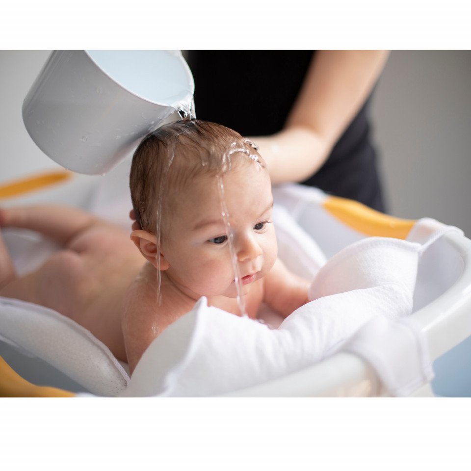 Salteluta de tip hamac pentru cadita BabyJem Bleu – imaginea 5