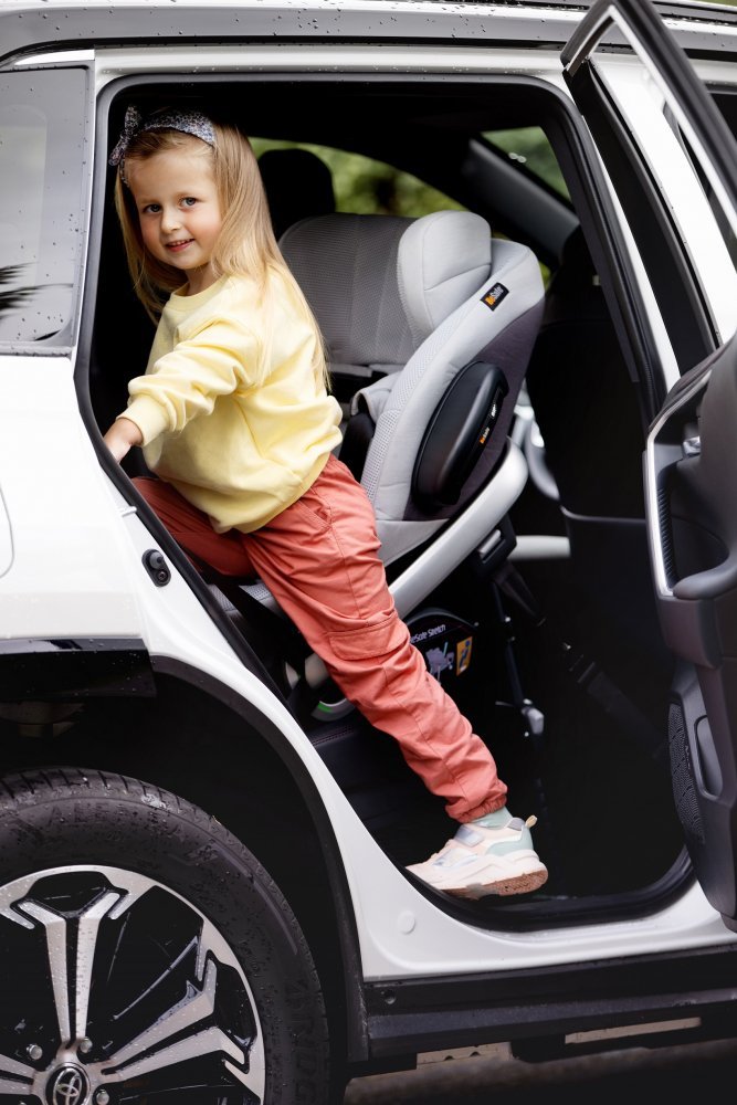 Scaun auto BeSafe Stretch B Gri Metallic Melange i-Size – imaginea 7