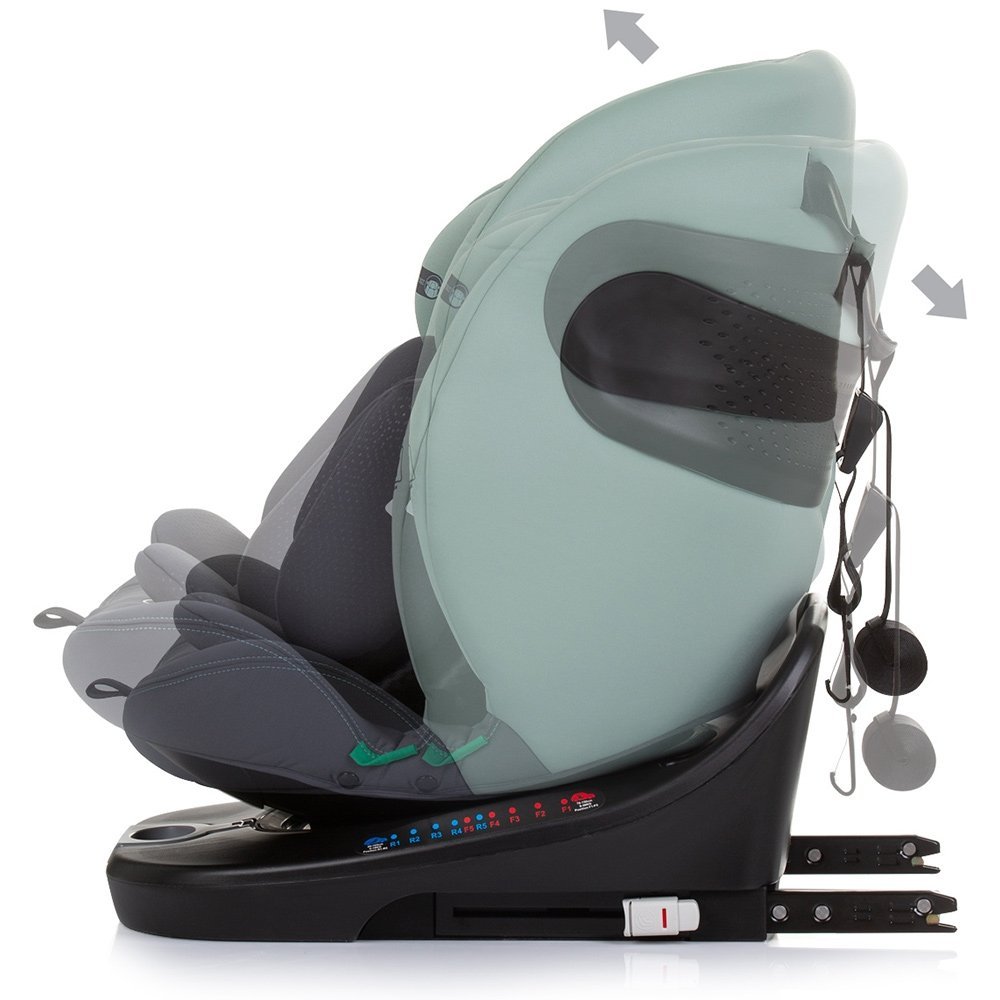 Scaun auto Chipolino Motion I-Size 40-150 cm pastel green cu sistem Isofix – imaginea 5