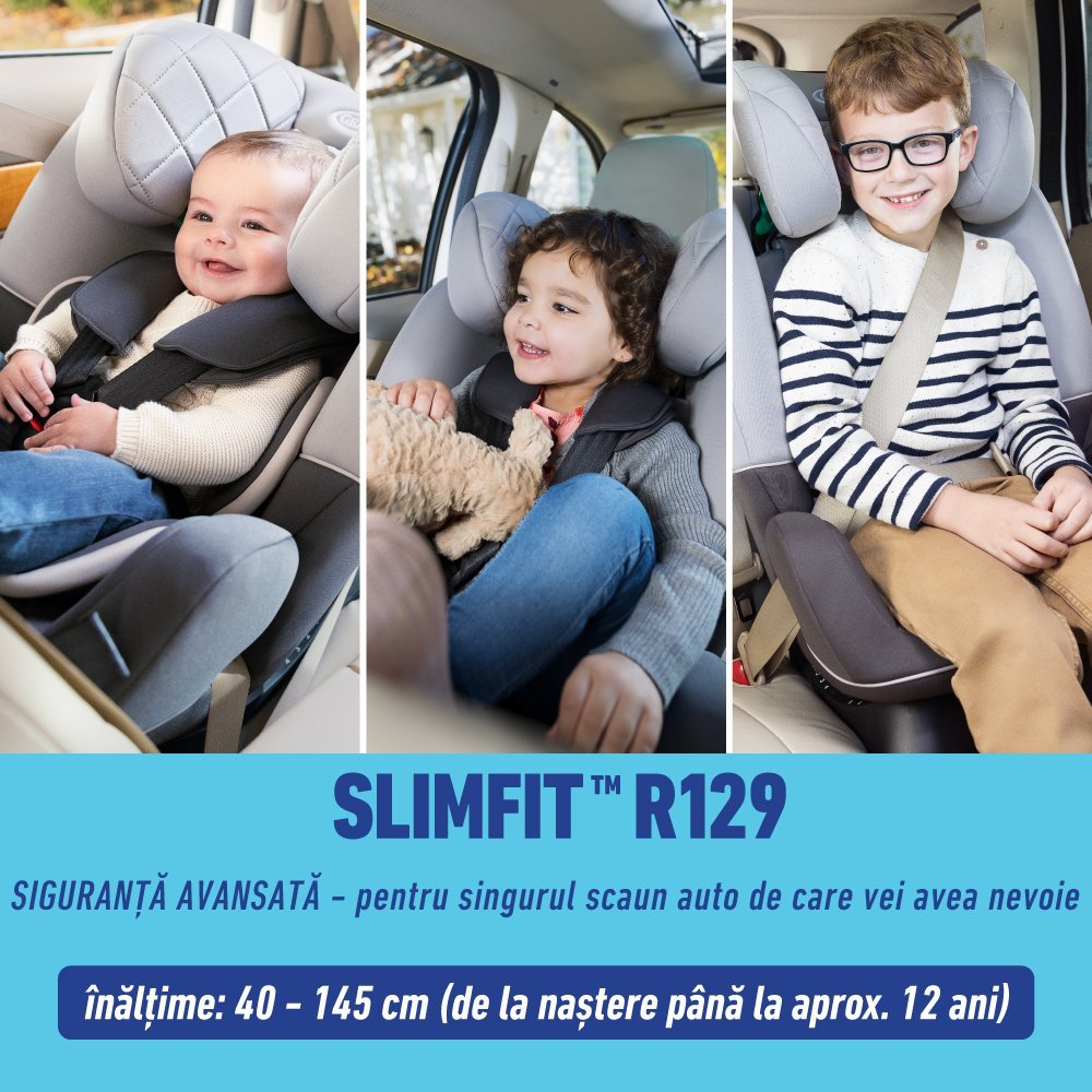 Scaun auto Graco SlimFit i-Size Cambridge – imaginea 7