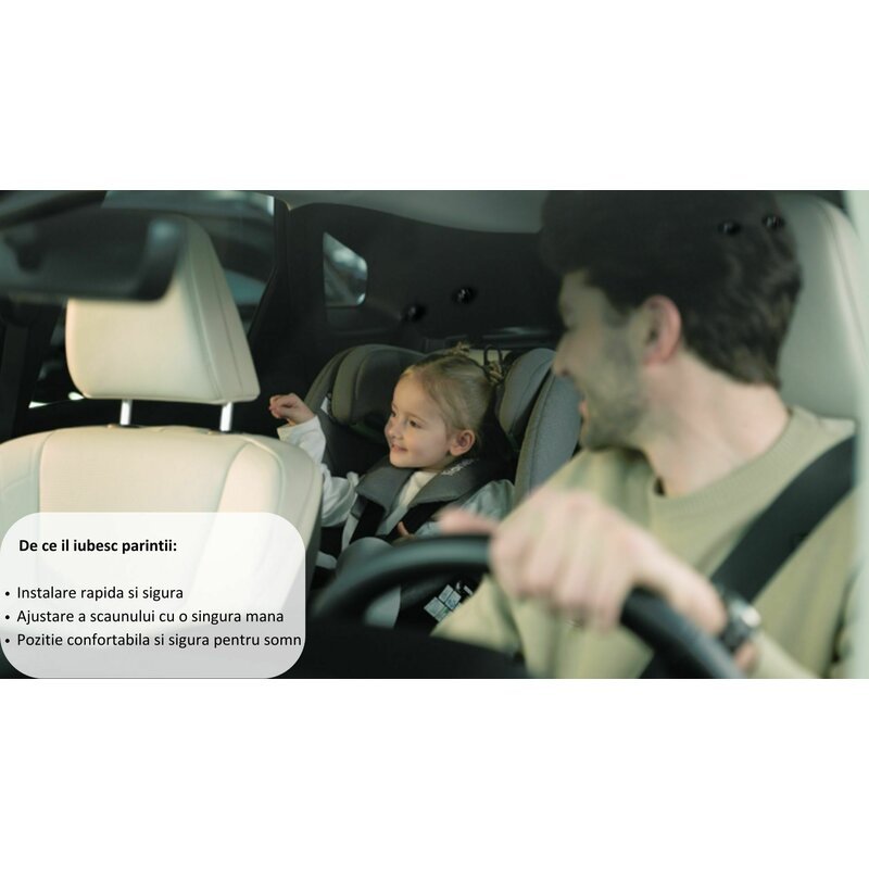 Scaun auto cu isofix Lionelo Bastiaan One i-Size 4 in 1 Albastru – imaginea 2