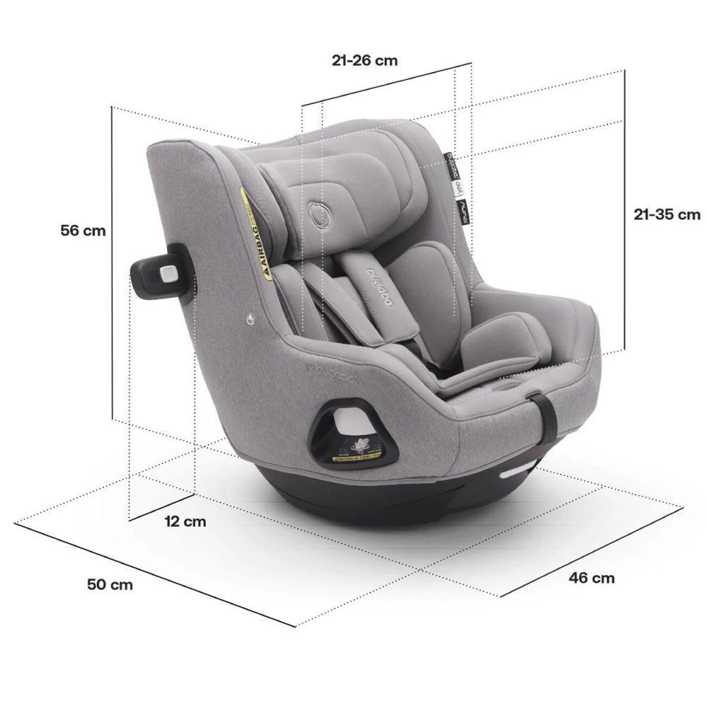 Scaun auto rotativ Bugaboo Owl black i-Size – imaginea 5